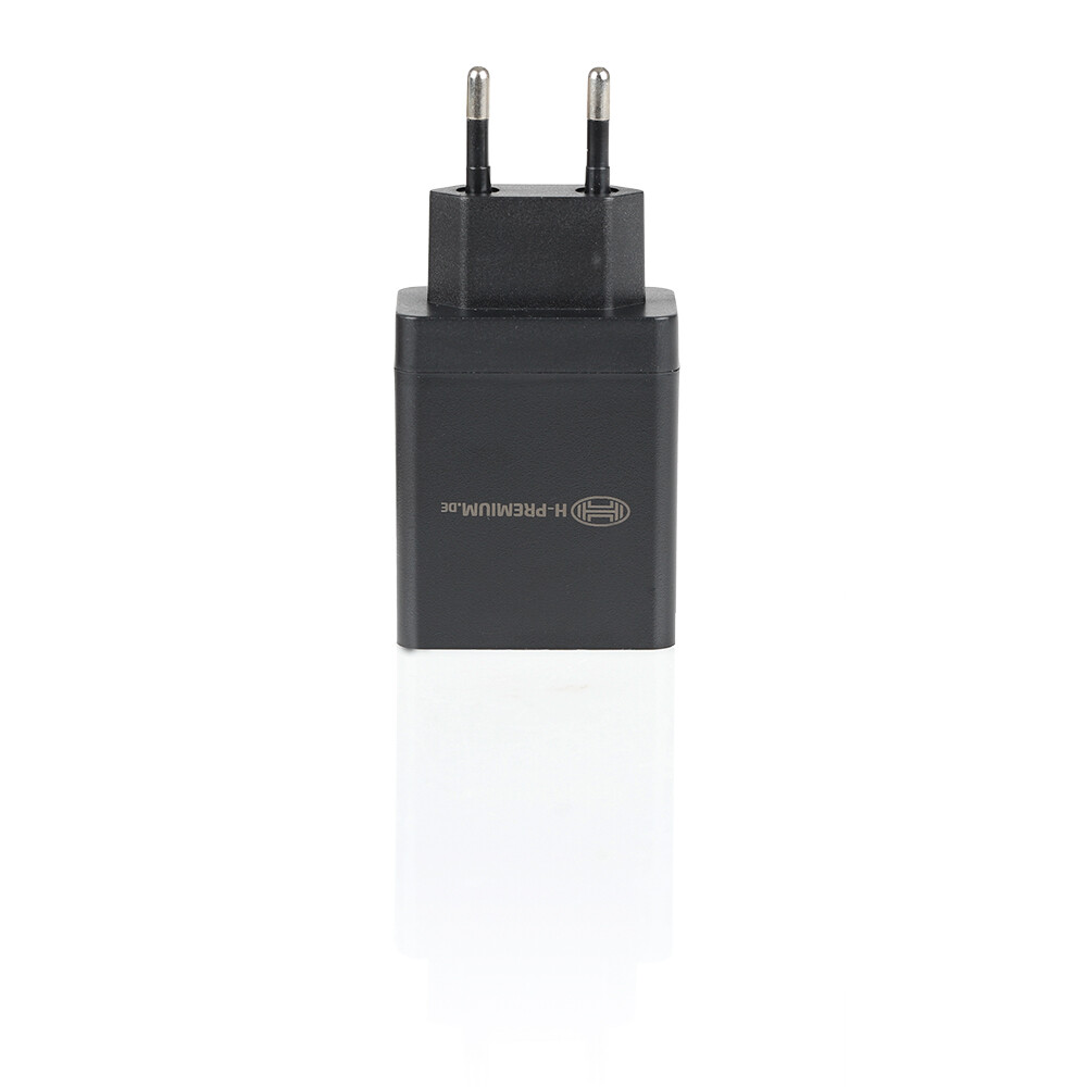 Зарядное устройство(сетевое) 230V 3-порта USB 3.0 Черное HEYNER, шт. — фото 4