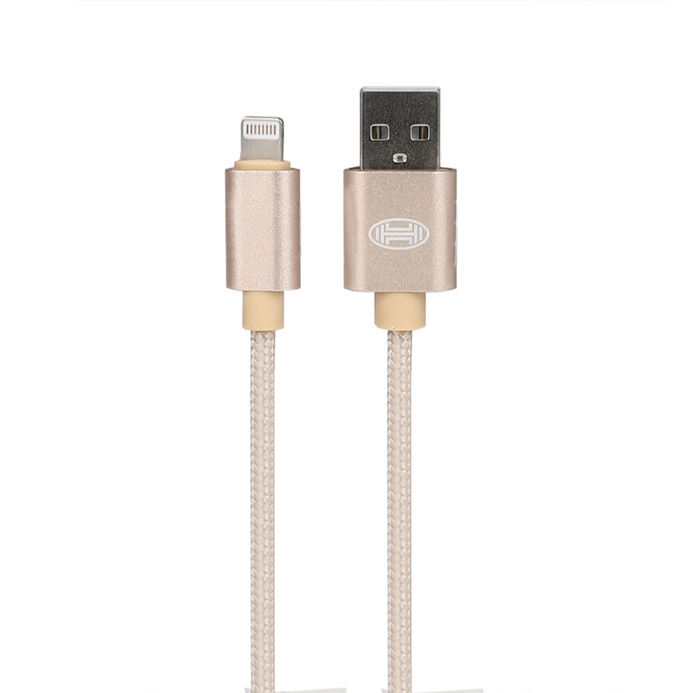 Кабель Премиум Lightning USB 2.0 DATA Transfer 480 mb/s 1M Золотой HEYNER, шт. — фото 2